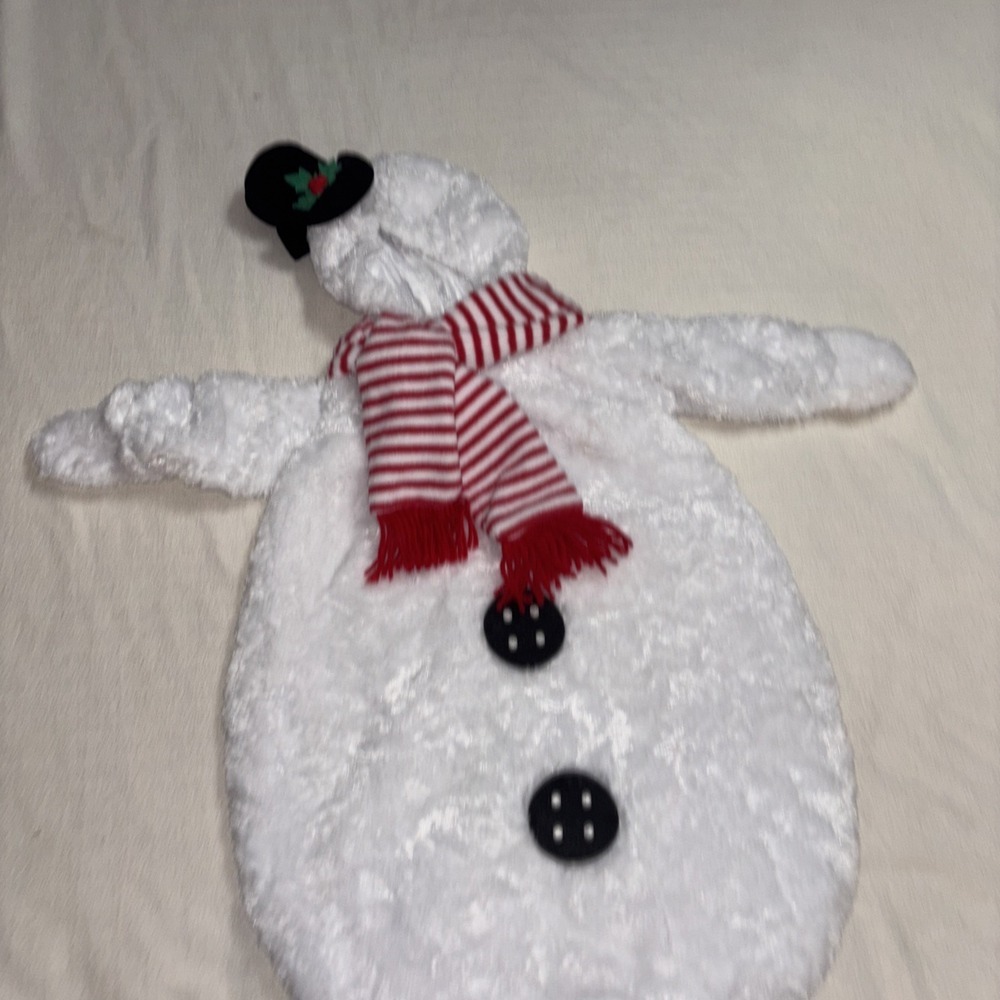 Snowman‎ Frosty Miniwear Zip up Snuggly 0-9 Months Soft Warm Cozy Coat Holidays
